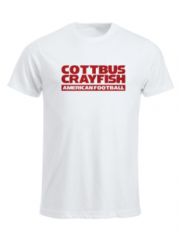 Cottbus Crayfish Fanshirt Herren T-Shirt weiß | L