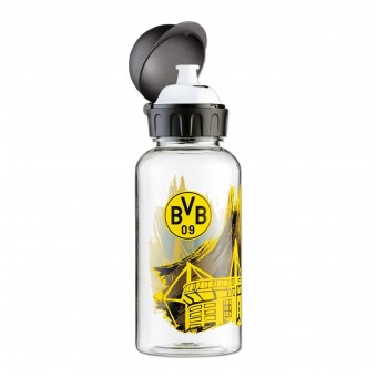 BVB Fanartikel BVB Trinkflasche mit Stadionmotiv Trinkflasche gelb-schwarz | One Size
