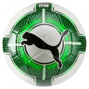 Puma evoPOWER Vigor 2.3 Match Fussball Spielball FIFA Quality Pro Puma White-Green Gecko-Puma Black | 5