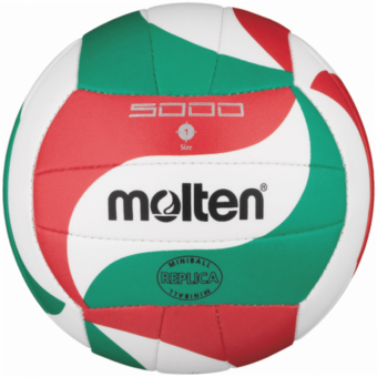 Molten V1M300 Volleyball Minibällchen weiß-grün-rot | Ø 150 mm, 135g