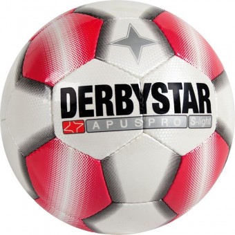 Derbystar Apus Pro S-Light Fußball Jugendball weiß-rot | 3