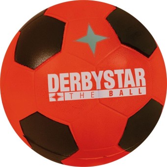 Derbystar Minisoftball Fußball Mini rot-schwarz