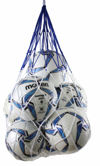 Molten BN10 Ballnetz für 12 Bälle blau-weiß | Für 12 Bälle