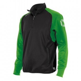 Stanno Riva Top Half Zip Trainingssweater schwarz-hellgrün | 140