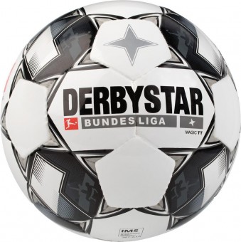 Derbystar Bundesliga Magic TT  Fußball Trainingsball weiß-schwarz-grau | 5