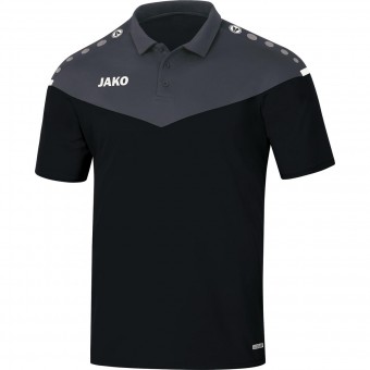 JAKO Polo Champ 2.0 Poloshirt schwarz-anthrazit | 4XL