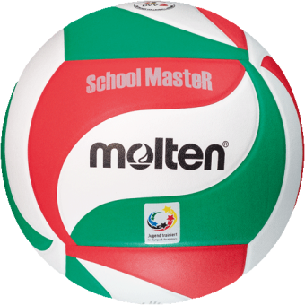 Molten V5M-SM SchoolMasteR Volleyball Trainingsball weiß-grün-rot | 5