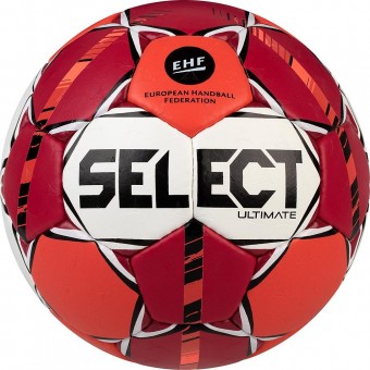 Select Ultimate Handball Wettspielball rot-orange-weiß | 2