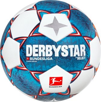 Derbystar Bundesliga Player Special v21 Fußball Trainingsball weiß-orange-blau | 5