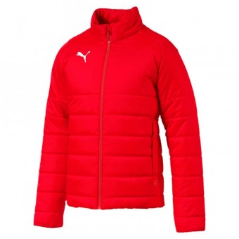 PUMA LIGA Casual Padded Jacket Winterjacke Puma Red-Puma White | M