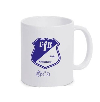 VfB 1921 Krieschow Fantasse mit Vereinslogo weiß-blau weiß-blau | One Size