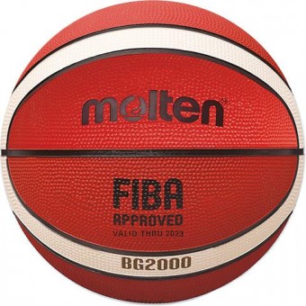 Molten B5G2000 Basketball Trainingsball orange-ivory | 5