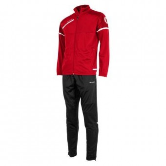 Stanno Prestige Poly Anzug Trainingsanzug rot-weiß | 3XL