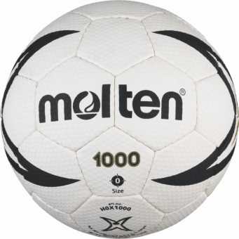Molten H0X1000 Handball Trainingsball weiß-schwarz | 0