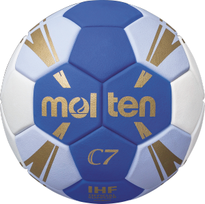 Molten H2C3500-BW Handball Spielball blau-weiß-gold | 2