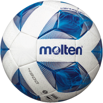 Molten F5A4900 Fußball Spielball weiß-blau-silber | 5