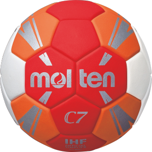 Molten H0C3500-RO Handball Spielball rot-orange-weiß-silber | 0