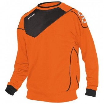 Stanno Montreal Top Rundhals Sweatshirt orange-schwarz | XL