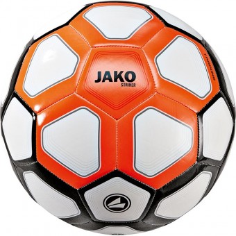 JAKO Trainingsball Striker MS Fußball Trainingsball weiß-neonorange-schwarz | 3