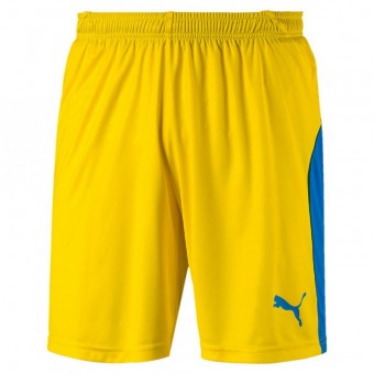 PUMA LIGA Shorts Trikotshorts Cyber Yellow-Elec.Blue | M