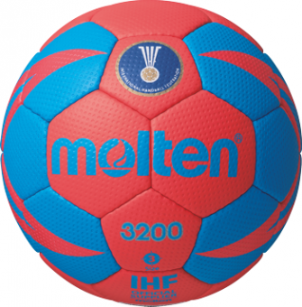Molten H3X3200-RB Handball Trainingsball rot-blau | 3