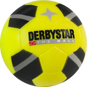 Derbystar Minisoftball Fußball Freizeitball schwarz-gelb