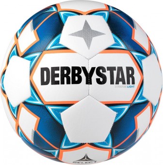 Derbystar Stratos Light Fußball Jugendball weiß-blau-orange | 5
