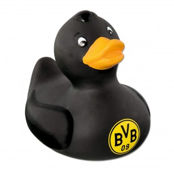 MAGISCHE BVB-BADEENTE BVB Borussia Dortmund dunkelgrün-schwarz-orange-gelb | 7,5 cm breit, 10 cm lang, 9 cm hoch