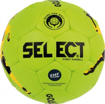 Select Goalcha Street Handball Jugendball grün-schwarz-gelb | 47 cm