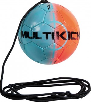 Derbystar Multikick Mini Fußball Spezialball blau-orange | 47 cm